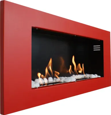Immagine prodotto di Camino a gel ed etanolo Aurora Luxury Rosso Opaco