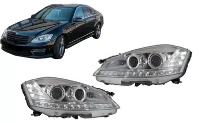 Produktbild von LED-Scheinwerfer für Mercedes S W221 2005-2009 Facelift Look Dynamisch Lichter.