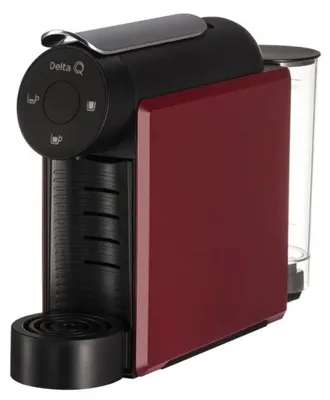 Zdjęcie produktu dla Delta Q miniQool, Ekspres do kawy na kapsułki, 0,6 l, Kapsułka kawy, 1200 W, Czerwony