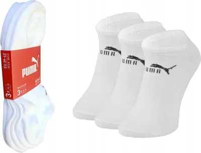 Obrázok produktu pre Puma ponožky do tenisiek 3-pack 39-42: priedušné a pohodlné