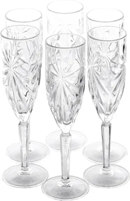 Produktbild von RCR Oasis Kristall Champagnerflöten Gläser, 7,05 x 7,05 x 23,8 cm, Klar
