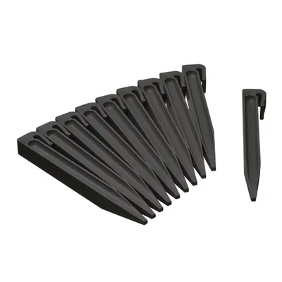 Produktbild von Nature Erdnägel für Garten 10 Stk. Schwarz Klein