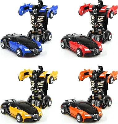Produktbild von Roboterauto, das Kinderspielzeug-Autoroboter verformt, cool für Jungengeburtstag