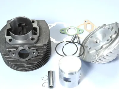 Immagine prodotto di Gruppo termico POLINI racing D.57 corsa 51 130cc cilindro in ghisa