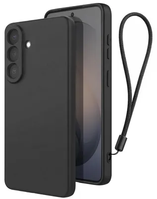 Zdjęcie produktu dla Avizar, matowe etui z paskiem do Samsunga Galaxy S26, czarne
