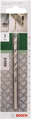 Produktbild von Bosch 2 609 255 051, Bohrer, 7,5 mm, 109 mm, Eisenguss, Metall, Kunststoff, Edelstahl, 6,9 cm, 7,5 mm