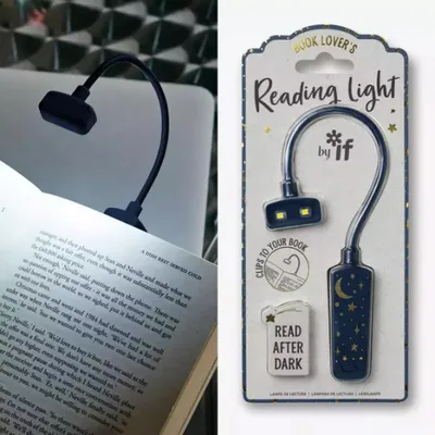 Imagen del producto de Lámpara de lectura "Luna y estrellas". Para amantes de los libros - IF