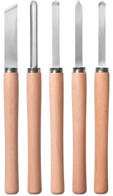 Obrázek produktu pro kwb by Einhell Příslušenství pro soustruhy na dřevo Sada nástrojů pro soustružení dřeva 5 ks.