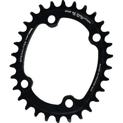 Produktbild von T.A. Kettenblatt One 96 Ovalution 30 Zähne schwarz LK 96mm 10/11/12-fach