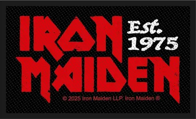 Produktbild von Iron Maiden Patch Est. 1975 multicolor Standard