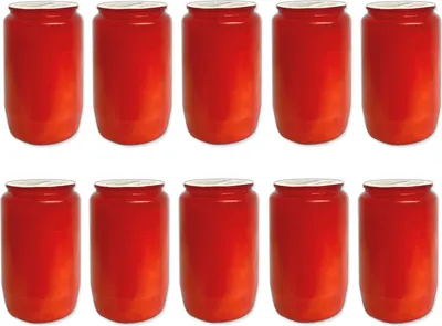 Produktbild von 10er Set Premium Kompositions Grablicht T3 Rot | Grabkerzen Öllichter Friedhofskerzen | Grablaterne Kerzen Dauerbrenner