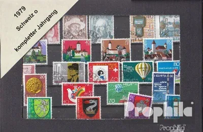 Produktbild von Briefmarken Schweiz 1979 1979 gestempelt