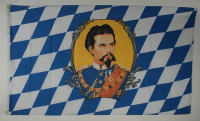 Produktbild von Flagge Fahne Bayern König Ludwig 90x60 cm