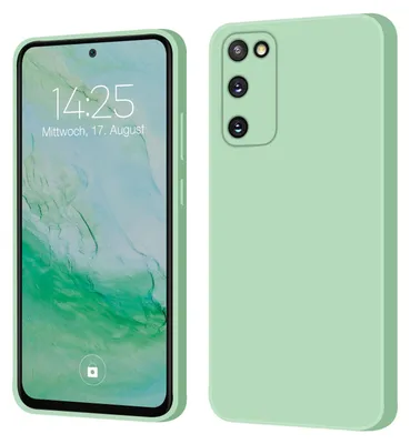 Produktbild von Hülle für Samsung Galaxy S20 FE Case Cover Bumper Smartphone Softgrip Schutzhülle Farbe: Türkis