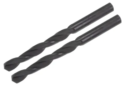Zdjęcie produktu dla Omgoods - Zestaw 2 wierteł spiralnych wykonanych z wysokiej jakości stali, o wymiarach 10,9 mm x 141 mm