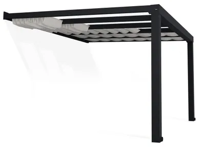 Produktbild von Palram - Canopia Sonnensegel für Terrassendach Stockholm Weiß 340x370 cm