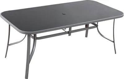 Image de Table de jardin "Cordoba" - Phoenix - 8 places - Argenté