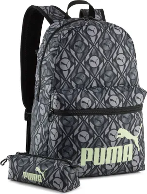 Produktbild von PUMA Freizeitrucksack Rucksack Phase Backpack 20L Puma Black - Apple Spritz - Football AOP anthrazit