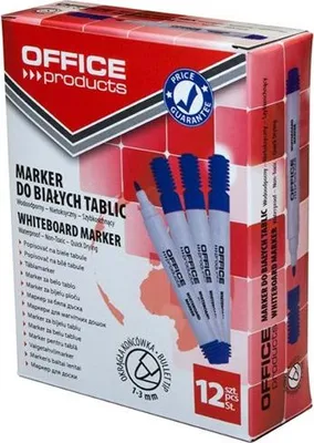 Zdjęcie produktu dla Marker do tablic okrągły 1-3mm niebieski