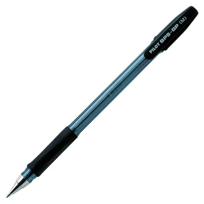 Image de Stylo à bille Pilot BPS-GP-M-B M, zone de prise caoutchoutée, 0,4 mm, noir, BPS-GP-M-B