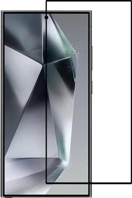A screen protector is placed over a smartphone screen.