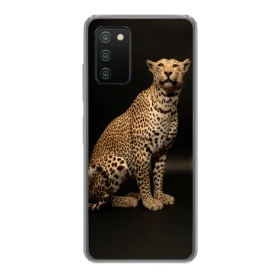 Produktbild von MuchoWow® Handyhülle Schutzhülle Hülle für Samsung Galaxy A03s Leopard - Tiere - Fleck Silikon Softcase Handy Hülle - Schutz