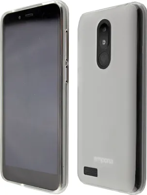 Produktbild von caseroxx Schutz-Hülle TPU-Hülle kompatibel mit Emporia Smart 3 mini, Gummi Handy Tasche weiß-transparent