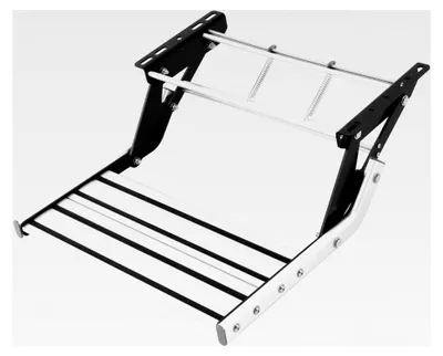 Produktbild von Manuelle Trittstufe aus Aluminiumlegierung für Wohnmobile, faltbar, bis 150 kg