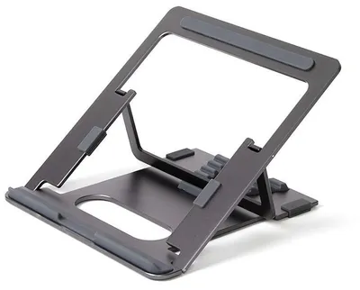 Immagine prodotto di Supporto Pieghevole per PC Portatile Laptop 24x5x0,5 cm in Alluminio Grigio