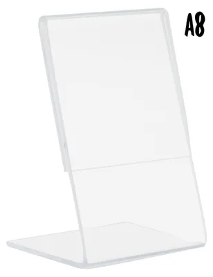 Imagen del producto de Securit PFT-ACL-A8 Securit Tischaufsteller Acrylic, DIN A8, schräg