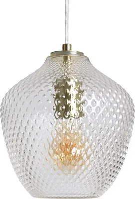 Produktbild von Pendelleuchte Metall und Glas Stiklu Gold