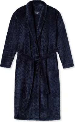 Produktbild von Schiesser Morgen-mantel herren Damen Bademantel selected premium inspiration dark blue 36