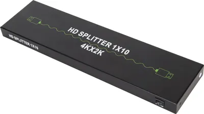 Image de sorties 10 en 1, répartiteur d'interface multimédia HD, synchronisation vidéo 3D, répartiteur HD, affichage haute définition, alliage d'aluminium 4K, projecteur plug-and-play f��r