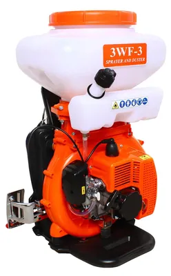 Produktbild von Agrar-Rückenspritze - 3WF-3 - Benzinmotor - Nebelsprüher/Sprühgebläse - 14 l Tank - 7500 U/min - Weiß