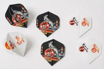Produktbild von 1. FC Köln Dart Flights 6er Set - 2025