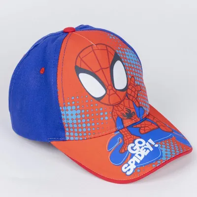 Image de Casquette d'été Spiderman - Casquette enfant avec imprimé & protection UV rouge