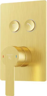 Immagine prodotto di Steinberg Série 390 Set de finition, pour mitigeur bain/douche, pour 2 consommateurs, pushtronic, 39022223BG, 39022223BG