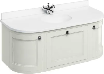 Immagine prodotto di Lavabo / mobiletto a parete Casa Padrino con piano in marmo e cassetto a 2 ante