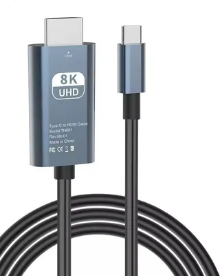 Immagine prodotto di Cavo da USB-C a HDMI 2.1 8K UHD Tipo C a HDMI per Samsung Galaxy Huawei Sony Xiaomi TV