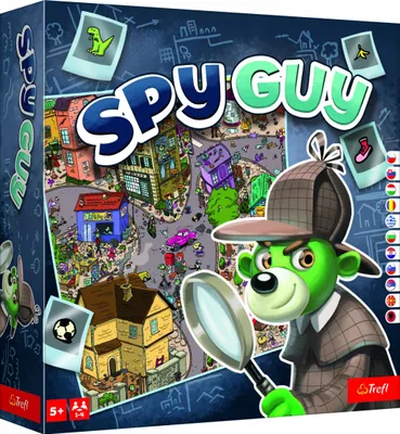 Zdjęcie produktu dla Spy Guy: Rodzina Treflików – gra towarzyska w pudełku o wymiarach 26 x 26 x 6 cm
