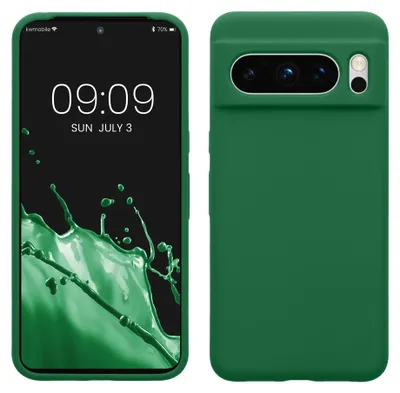 Produktbild von kwmobile Handyhülle für Google Pixel 8 Pro Hülle, für Pixel 8 Pro Case - Hülle Silikon - kabelloses Laden - Pixie Green