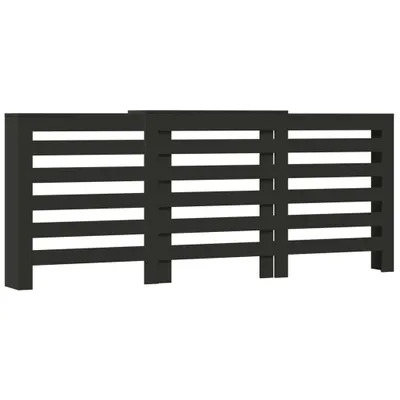 Obrázok produktu pre vidaXL Obloženie radiátora čierne 205x21,5x83,5 cm materiál na báze dreva