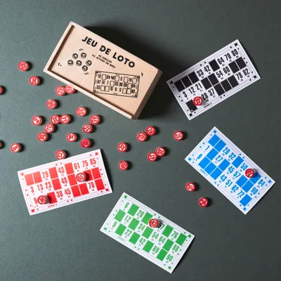 Image de Jeu De Loto Enfant Adulte Famille