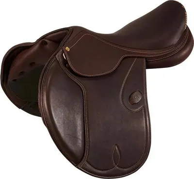 Produktbild von Acavallo Botticelli Latex Springen Sattel Braun 18´´ Braun 18´´