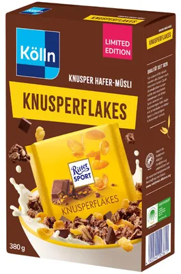 Produktbild von Kölln Knusper Hafer-Müsli Knusperflakes, 8x380g
