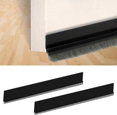 Produktbild von Türdichtungsbürste selbstklebend, 5 x 100 cm, für Türen, verhindert Zugluft