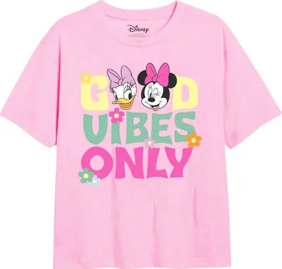 Obrázok produktu pre Disney - Tričko "Good Vibes Only" pre dievčatá TV2420 (128) (svetlo ružová)