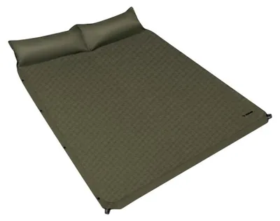 Produktbild von Trizand 28010, selbstaufblasende Isomatte für 2 Personen, 186 x 130 x 3 cm, Khaki