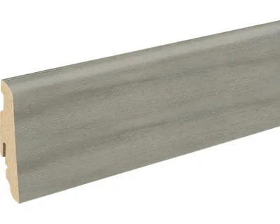 Produktbild von SKANDOR Sockelleiste MDF FU60L foliert Toscany pine grey 2400 x 58 x 19 mm