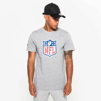 Produktbild von New Era Herren T-Shirt NFL Shield Logo grau XL